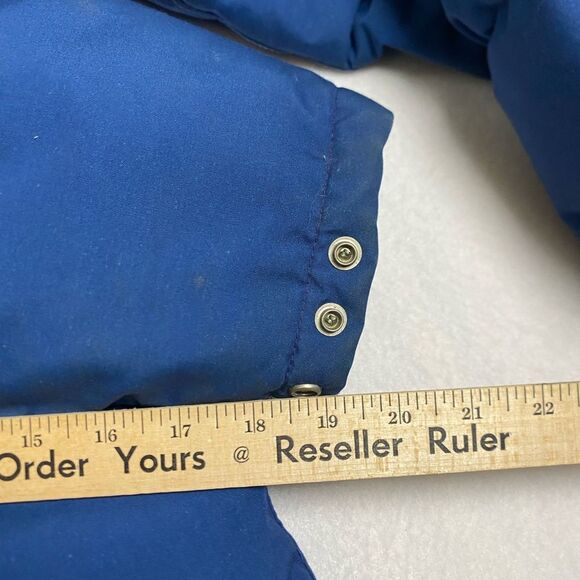 Vintage The North Face Jacket 70s Small Down Puffer Blue USA Expedition Coat 80s - Picture 14 of 14